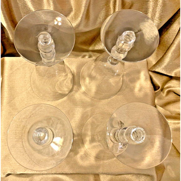 Imperial Crystal Candlewick #3400 7.5” Goblet Ball Stem Glasses 9 oz 4pc 1958 - Picture 8 of 8